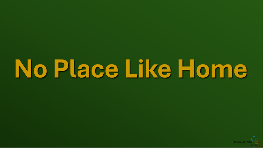 No Place Like Home Image