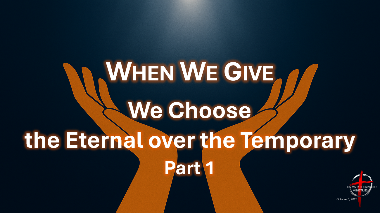 ...Eternal Over Temporary, Part 1 Image